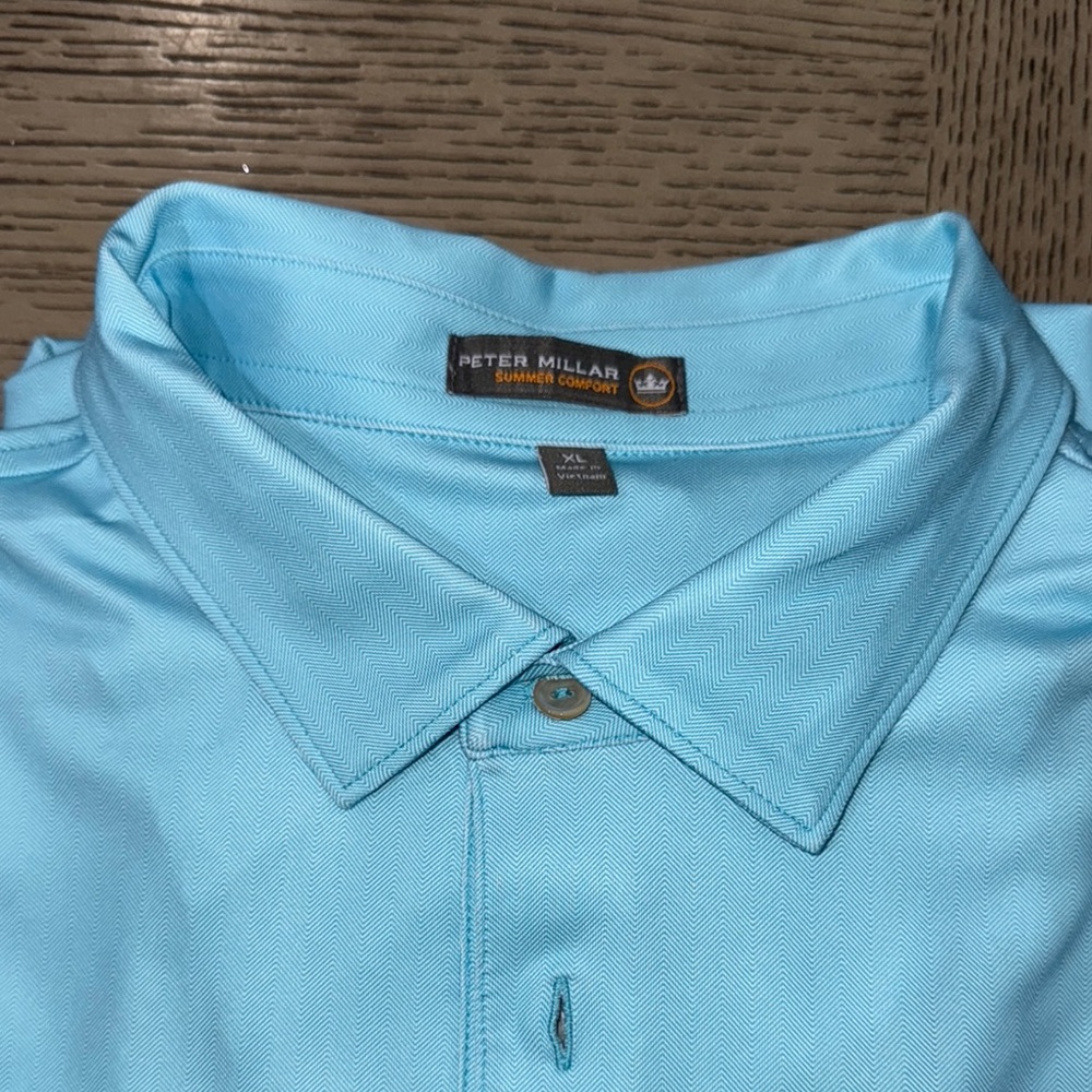 Peter Millar Sky Blue Polo Shirt